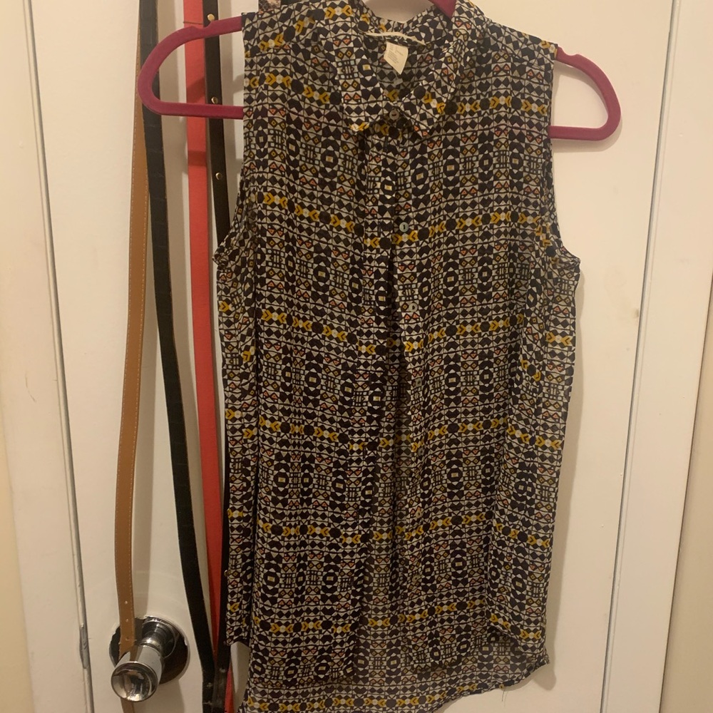 H&M patterned shirt, barely worn.